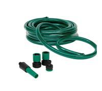 ZYLX SHOPPING - Set Manguera de Jardín 1/2" | 10m, 15m, 20m, 25m o 30m | Kit con Conectores para Riego Exterior