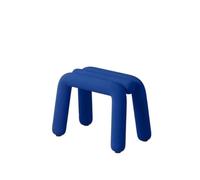 Zymjzbetic Taburete de Maquillaje Maquillaje Vanity Taburete Tocador | Porche Cambiador de zapatos Dormitorio Sala de estar Taburetes de ocio con forma de tira irregular(Blue)