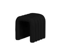 Zymjzbetic Taburete de Maquillaje Silla de Maquillaje Creativa, Taburete tocador for Dormitorio, Comedor, decoración del hogar, práctico for Cambiar Zapatos(Black)