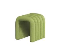 Zymjzbetic Taburete de Maquillaje Silla de Maquillaje Creativa, Taburete tocador for Dormitorio, Comedor, decoración del hogar, práctico for Cambiar Zapatos(Green)