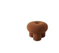 Zymjzbetic Taburete pequeño Redondo de Madera, Silla tocador otomana | Sofá creativo, entrada baja, cambio de zapatos, reposapiés for sala de estar(Color 1)
