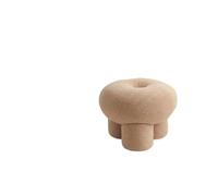Zymjzbetic Taburete pequeño Redondo de Madera, Silla tocador otomana | Sofá creativo, entrada baja, cambio de zapatos, reposapiés for sala de estar(Color 3)