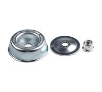 ZYNCUE Kit de fijación de hoja de metal para recortadora STIHL FS350 FS360 FS400 FS410 FS450, kit adaptador de hoja de cortacésped con placa de arandela biselada y tuerca L/H para equipos eléctricos