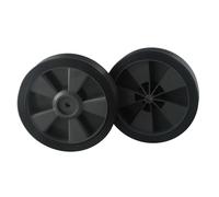 ZYNCUE Rueda de parrilla de barbacoa de 195 mm x 40 mm, 2 piezas de parrillas de gas para accesorios de barbacoa de repuesto de plástico