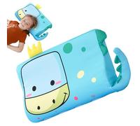 Zyntora Almohadas Infantiles para Dormir - Almohada Transpirable para Niños Pequeños | Cojín Ergonómico Transpirable con Diseño de Animales para Dormitorio Viaje Guardería Sofá Cuna