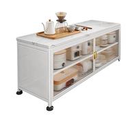 ZYWMZJ Estantería de Cocina Resistente, Estante Utilitario de Grado Comercial para Baterías de Cocina, Utensilios, Pequeños Electrodomésticos y Organización de Despensa(60cm)