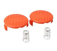 ZYWUOY Tapa de bobina para cortacésped Black+Decker - Compatible con cubierta de bobina 385022-03N, tapa de carcasa ABS para carrete de recortadora de hilo (paquete de 2)