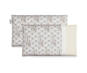 ZZ DON DESCANSO Almohadas Bambú Visco Pack 2 Chloe con Doble Funda, 70cm, Transpirables, Antiácaros, Termoregulables, Firmeza Media, Ergonómicas, Adaptabilidad, Tejido Strech. Fabricadas en España