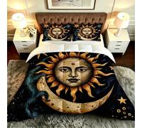ZZXHG Edredón King Size 3D Medusa Sustituto Plumas para Adultos-A232