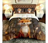 ZZXHG Edredón King Size 3D Pájaro Florido Sustituto Plumas-A394